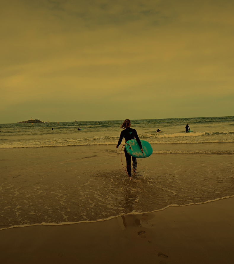 Lážo plážo v Jižní Americe background